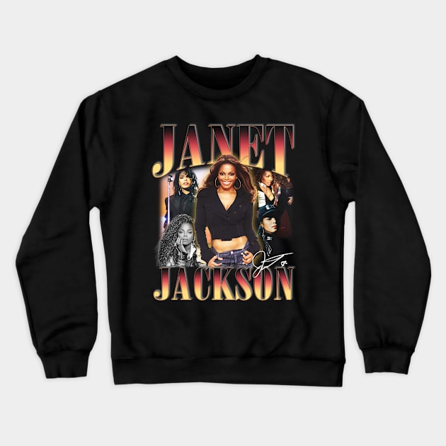 Janet Jackson Vintage Tour Concert Crewneck Sweatshirt by Evergreen Daily